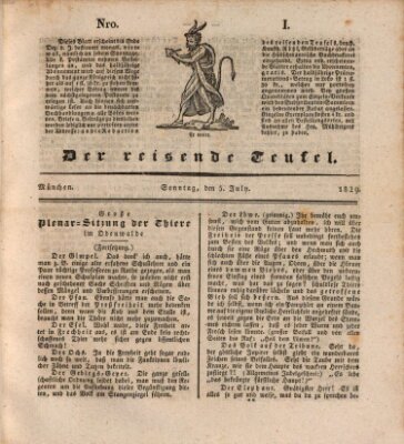 Der reisende Teufel (Der Hofnarr) Sonntag 5. Juli 1829