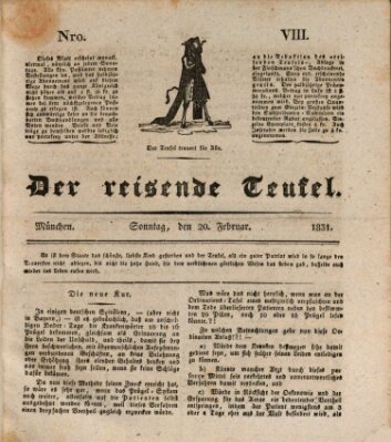 Der reisende Teufel (Der Hofnarr) Sonntag 20. Februar 1831