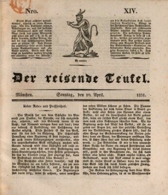 Der reisende Teufel (Der Hofnarr) Sonntag 10. April 1831