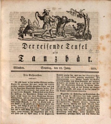 Der reisende Teufel (Der Hofnarr) Sonntag 12. Juni 1831
