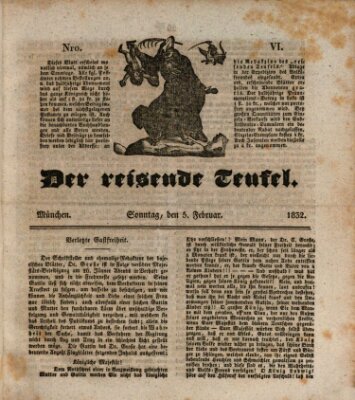 Der reisende Teufel (Der Hofnarr) Sonntag 5. Februar 1832