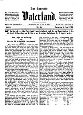 Das bayerische Vaterland Donnerstag 3. Juni 1869