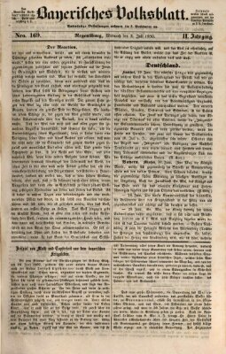 Bayerisches Volksblatt (Regensburger Morgenblatt) Mittwoch 3. Juli 1850