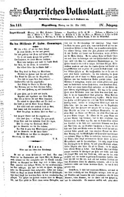 Bayerisches Volksblatt (Regensburger Morgenblatt) Montag 24. Mai 1852