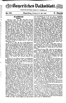 Bayerisches Volksblatt (Regensburger Morgenblatt) Sonntag 8. Mai 1853
