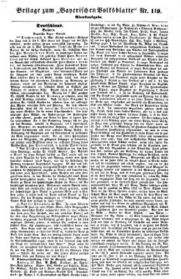 Bayerisches Volksblatt (Regensburger Morgenblatt) Samstag 19. Mai 1855