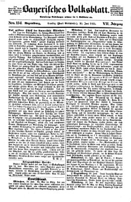 Bayerisches Volksblatt (Regensburger Morgenblatt) Samstag 30. Juni 1855