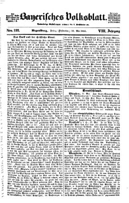 Bayerisches Volksblatt (Regensburger Morgenblatt) Freitag 23. Mai 1856