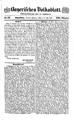 Bayerisches Volksblatt (Regensburger Morgenblatt) Samstag 24. Mai 1856