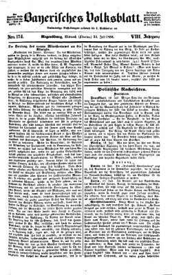 Bayerisches Volksblatt (Regensburger Morgenblatt) Mittwoch 23. Juli 1856
