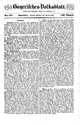 Bayerisches Volksblatt (Regensburger Morgenblatt) Mittwoch 27. August 1856