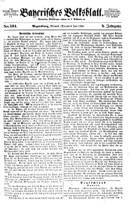Bayerisches Volksblatt (Regensburger Morgenblatt) Mittwoch 9. Juni 1858