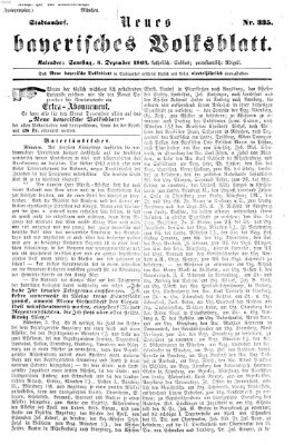 Neues bayerisches Volksblatt Samstag 5. Dezember 1863