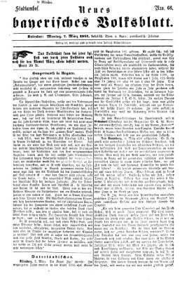 Neues bayerisches Volksblatt Montag 7. März 1864