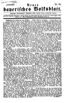 Neues bayerisches Volksblatt Donnerstag 1. Dezember 1864