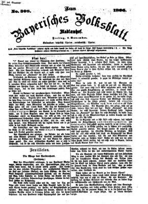 Neues bayerisches Volksblatt Freitag 9. November 1866