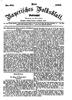 Neues bayerisches Volksblatt Montag 12. November 1866