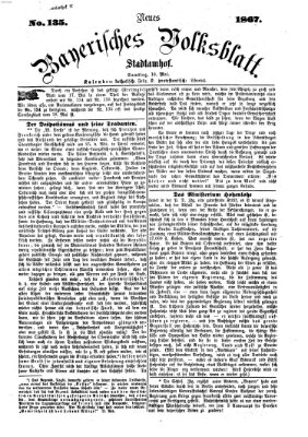 Neues bayerisches Volksblatt Samstag 18. Mai 1867