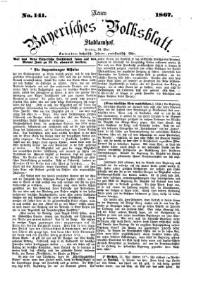 Neues bayerisches Volksblatt Freitag 24. Mai 1867