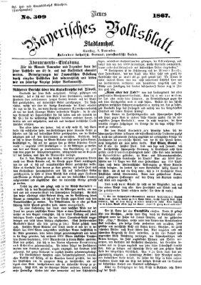 Neues bayerisches Volksblatt Samstag 9. November 1867