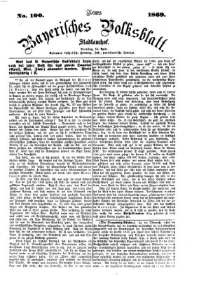 Neues bayerisches Volksblatt Dienstag 13. April 1869
