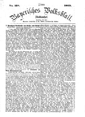 Neues bayerisches Volksblatt Samstag 12. Juni 1869