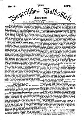 Neues bayerisches Volksblatt Montag 3. Januar 1870