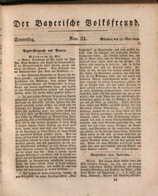 Der bayerische Volksfreund Donnerstag 22. Mai 1828