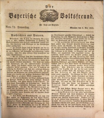 Der bayerische Volksfreund Donnerstag 6. Mai 1830