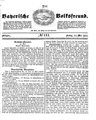 Der bayerische Volksfreund Freitag 14. Mai 1841