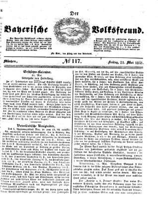 Der bayerische Volksfreund Freitag 21. Mai 1841