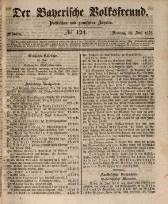 Der bayerische Volksfreund Dienstag 28. Juni 1842