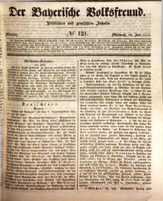 Der bayerische Volksfreund Mittwoch 30. Juli 1845