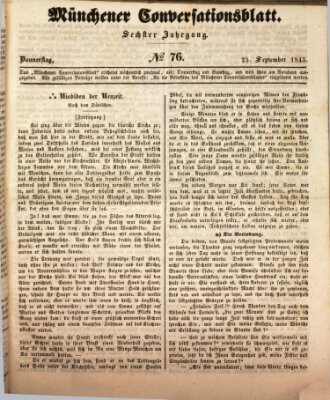 Der bayerische Volksfreund Donnerstag 25. September 1845