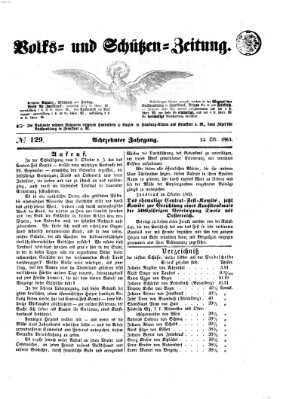 Volks- und Schützenzeitung Mittwoch 14. Oktober 1863