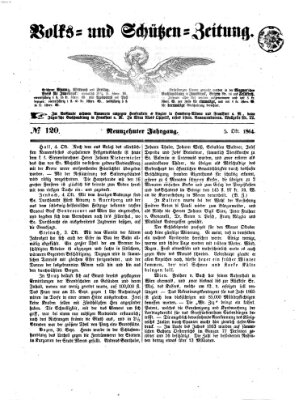 Volks- und Schützenzeitung Mittwoch 5. Oktober 1864