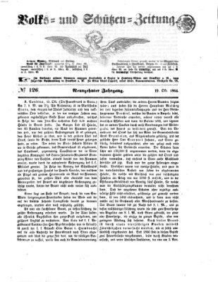 Volks- und Schützenzeitung Mittwoch 19. Oktober 1864