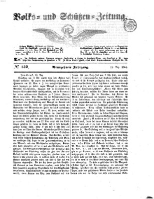 Volks- und Schützenzeitung Montag 19. Dezember 1864