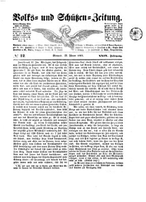 Volks- und Schützenzeitung Mittwoch 27. Januar 1869