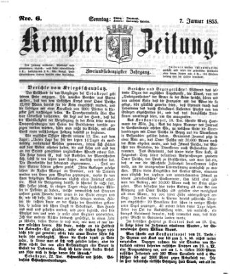 Kemptner Zeitung Sonntag 7. Januar 1855