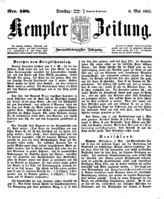 Kemptner Zeitung Dienstag 8. Mai 1855
