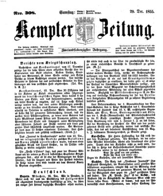 Kemptner Zeitung Samstag 29. Dezember 1855