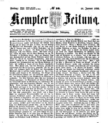 Kemptner Zeitung Freitag 18. Januar 1856