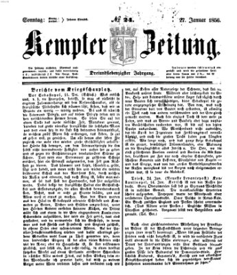 Kemptner Zeitung Sonntag 27. Januar 1856