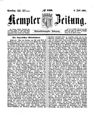 Kemptner Zeitung Samstag 6. Juli 1861