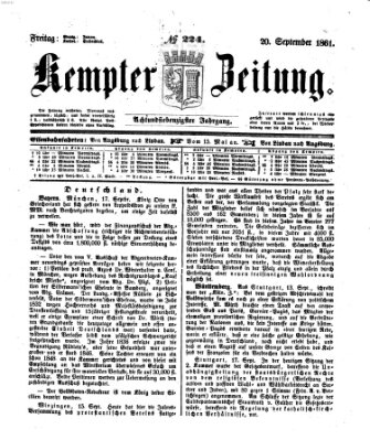 Kemptner Zeitung Freitag 20. September 1861