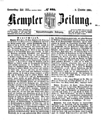 Kemptner Zeitung Donnerstag 3. Oktober 1861