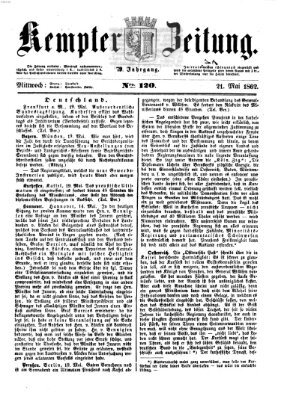 Kemptner Zeitung Mittwoch 21. Mai 1862