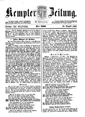 Kemptner Zeitung Freitag 29. August 1862
