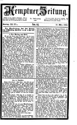 Kemptner Zeitung Sonntag 13. März 1864